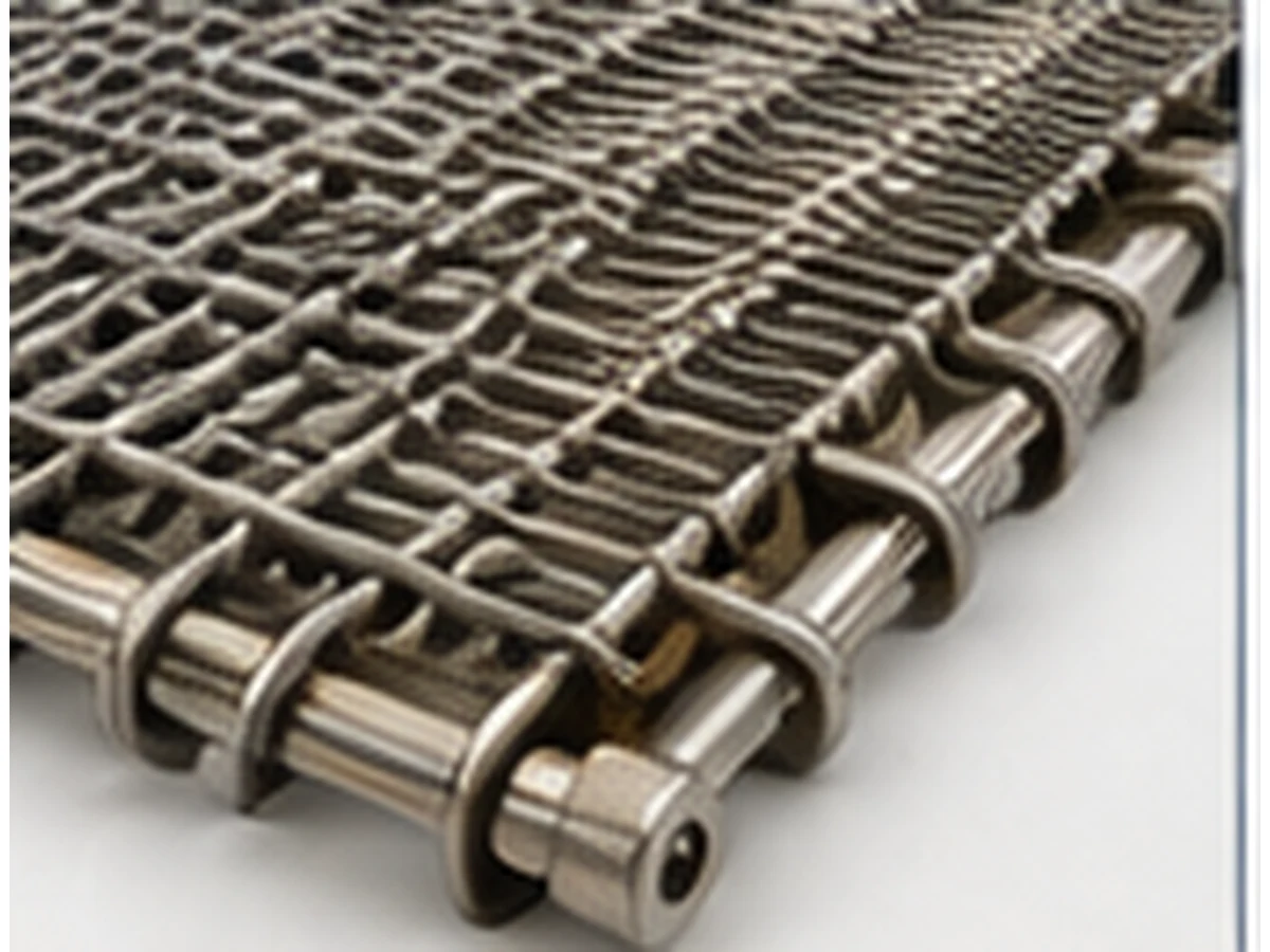 Balanced Weave Conveyor Belt side and profile detail