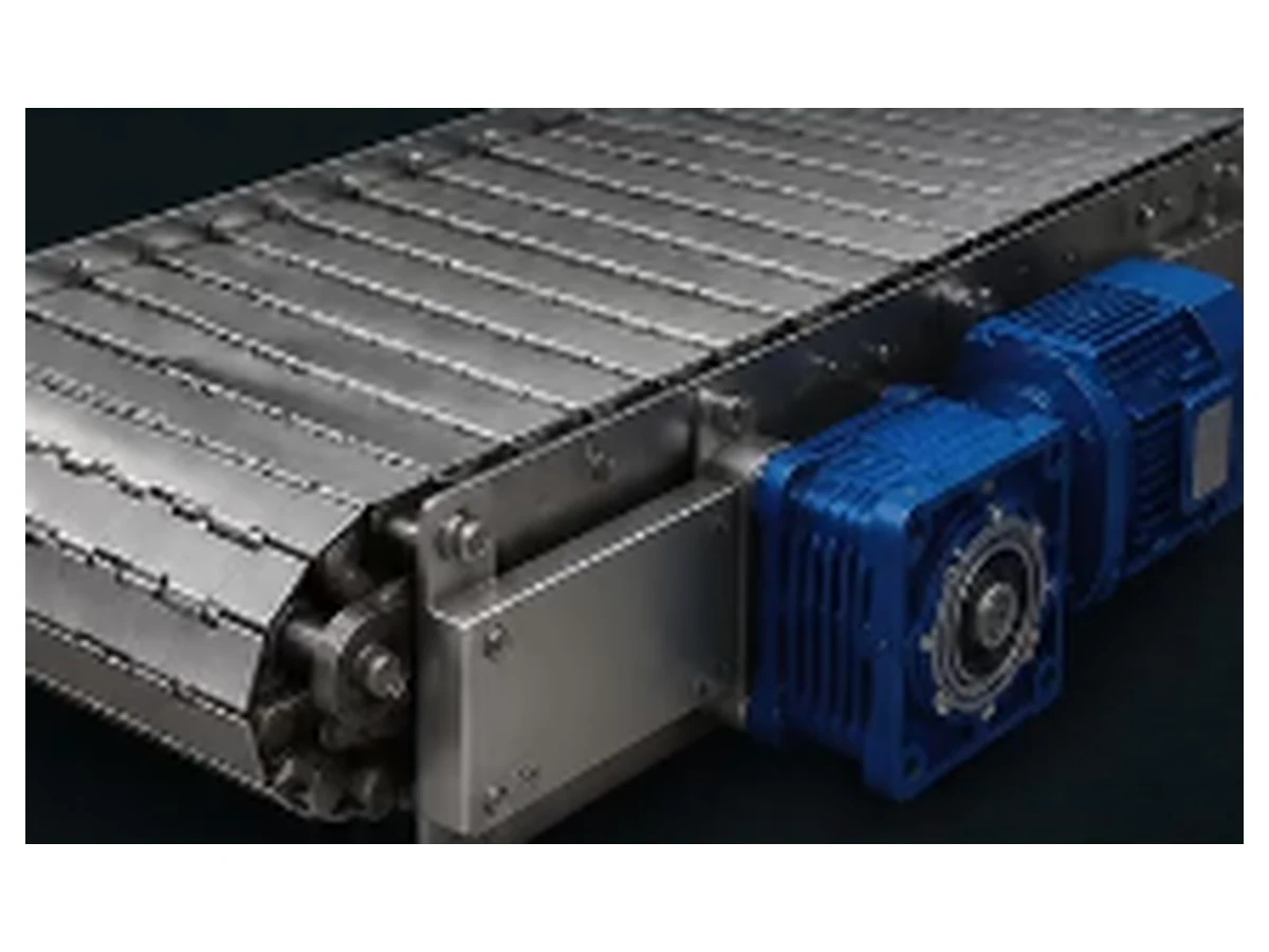 Steel Hinge Belt — Knight Belt Conveyor view 2